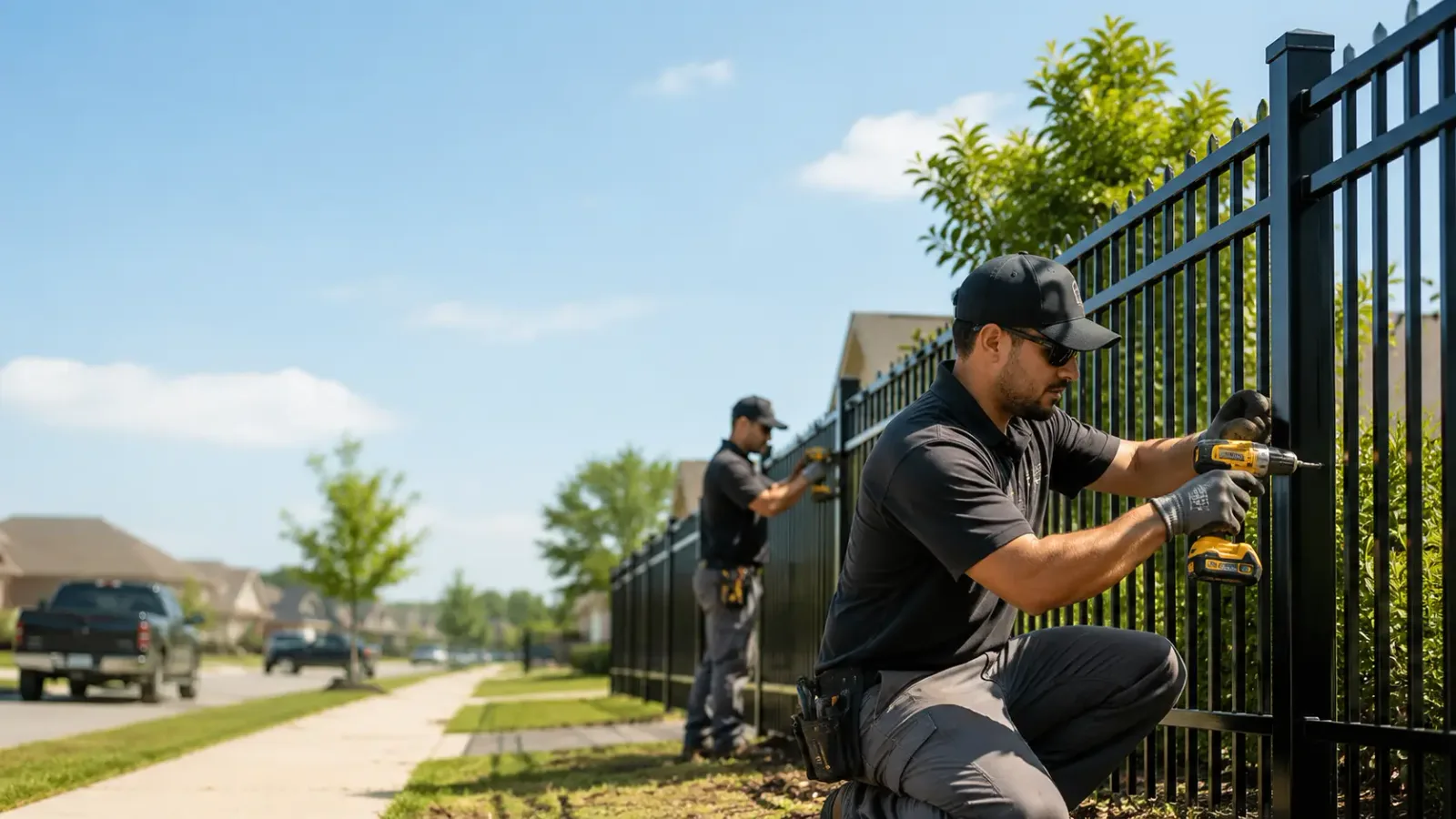 Metal Fence Installation in Georgetown, TX